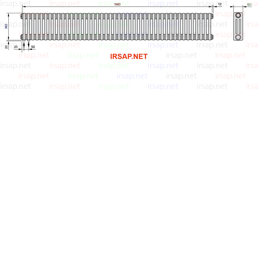 Радиатор IRSAP Tesi 30365/44 T18 CL 01